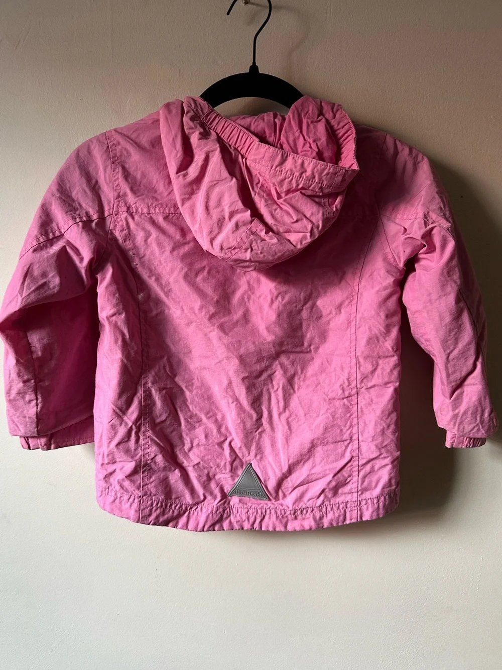 L. L. Bean Pink Nylon Full Zip Jacket Lightweight 4T
